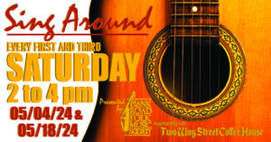 Two Way Street Coffee House – Sing Around flyer